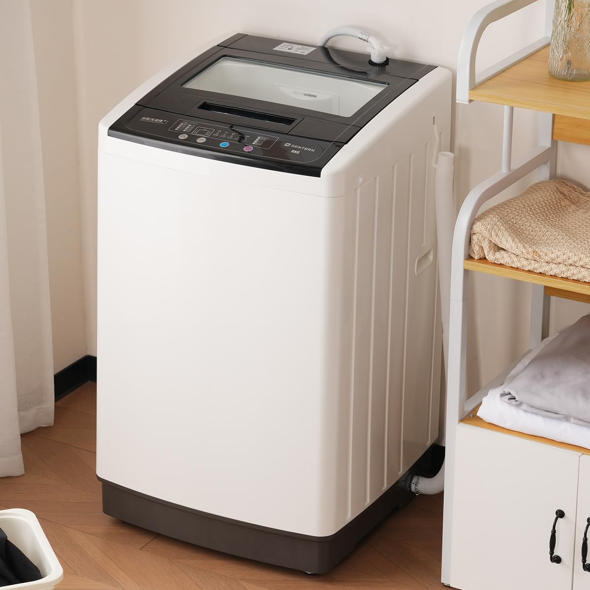 Amazon | Kennkari 洗濯機 8kg 全自動洗濯機 大容量 家庭用 8キロ 縦型