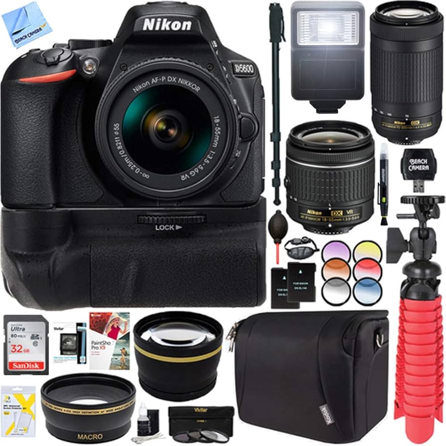 Amazon.com : Nikon D5600 24.2 MP DX-Format DSLR Camera with AF-P