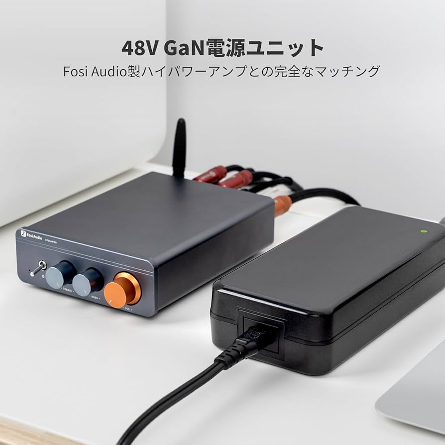 Amazon.co.jp: Fosi Audio 48V 5A GaN 窒素ガリウム DCアダプター
