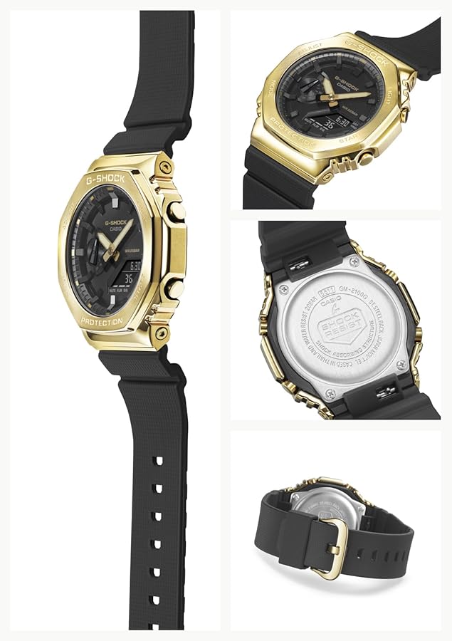 Casio GM-2100G-1A9JF [G-Shock Black and Gold Model] Watch Shipped