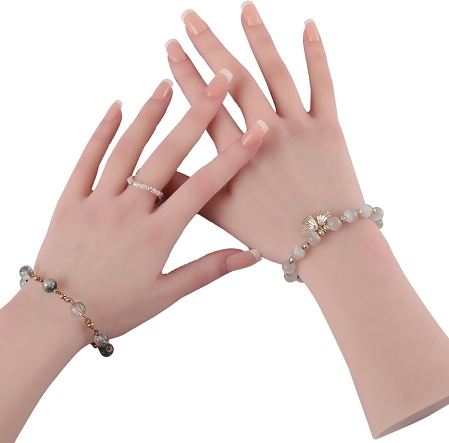 Amazon | MOTLEYBEAN 手 模型 ハンドモデル マネキン シリコン製手の