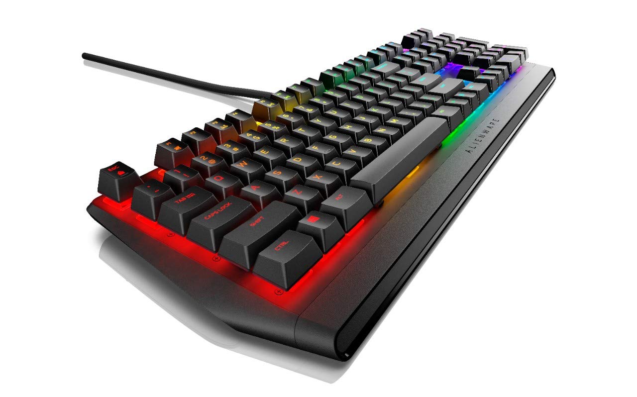 Amazon.com: Alienware USB Low-Profile RGB Gaming Keyboard AW410K