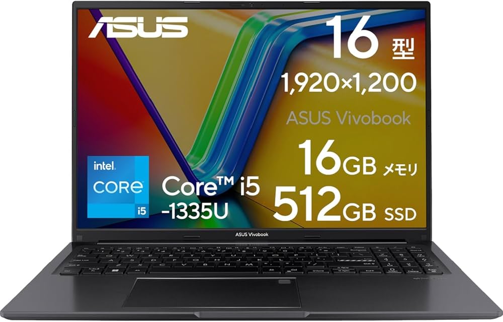 Amazon.co.jp: ASUSTek ASUS ノートパソコン Vivobook 16 16インチ 第