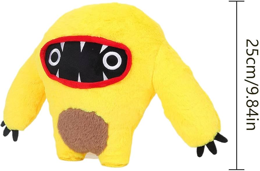 Amazon | イエローモンスターぬいぐるみ、25cmジョイヴィルパズル