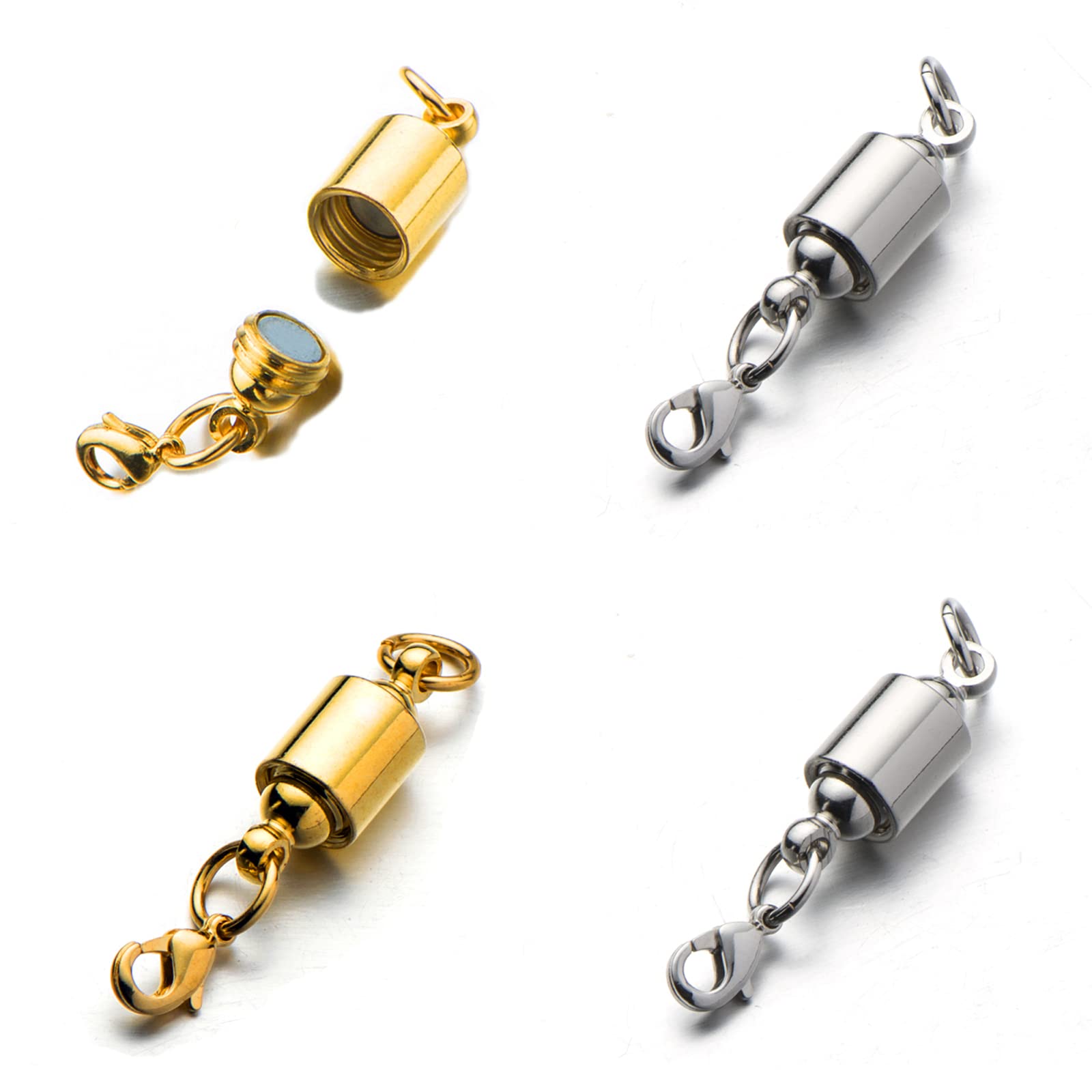 Amazon.com: Zpsolution Screw-in Locking Magnetic Jewelry Clasps