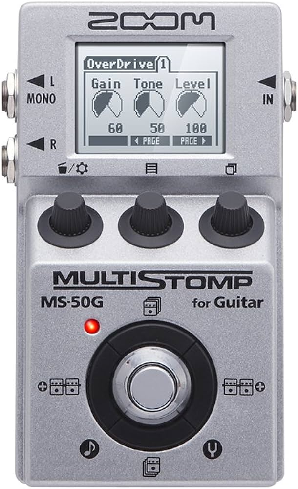 Amazon.co.jp: ZOOM MULTI STOMP マルチエフェクター MS-50G : 楽器