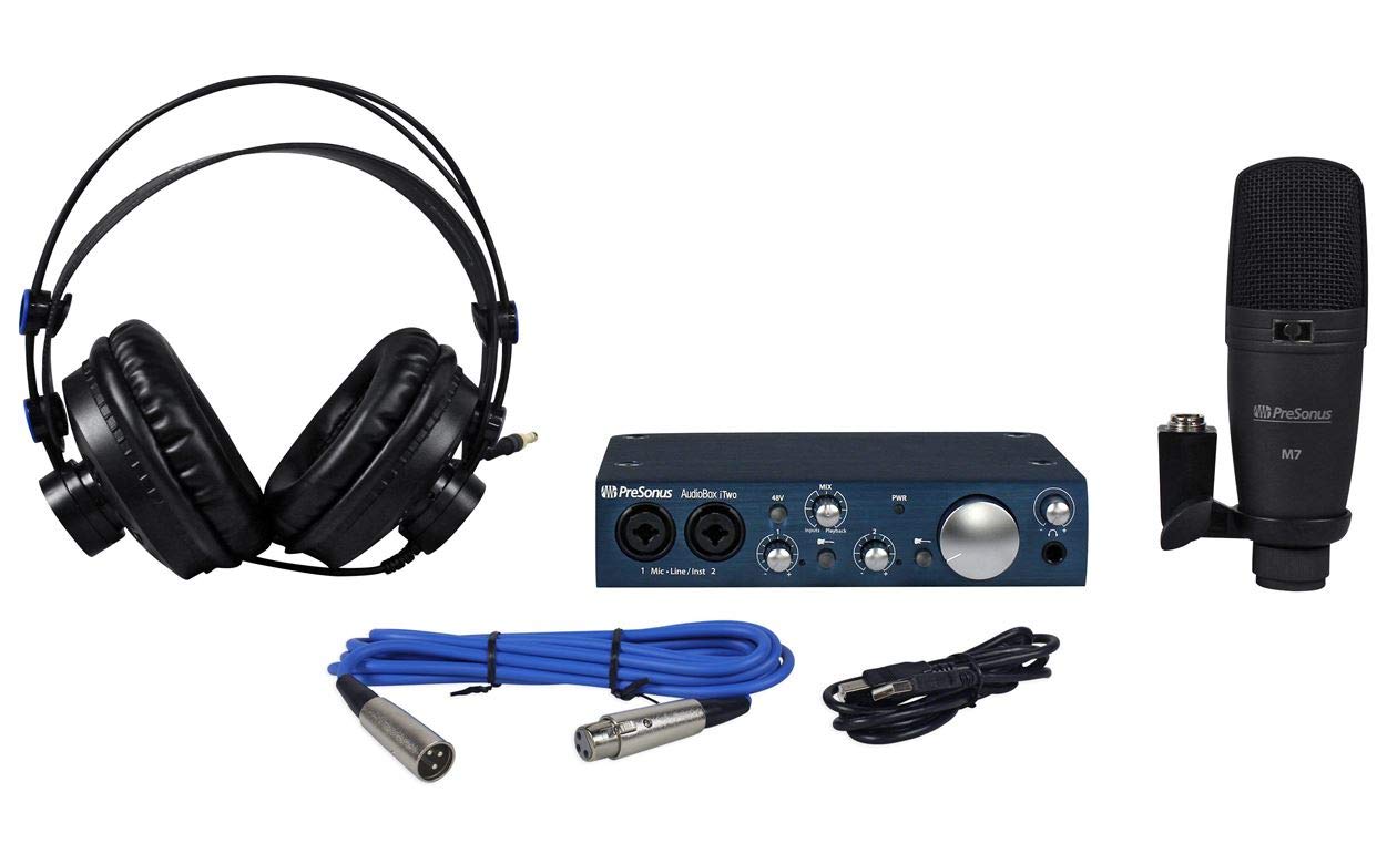 Amazon.co.jp: Presonus Audiobox iTwo Studio バンドル USB 2x2 録音