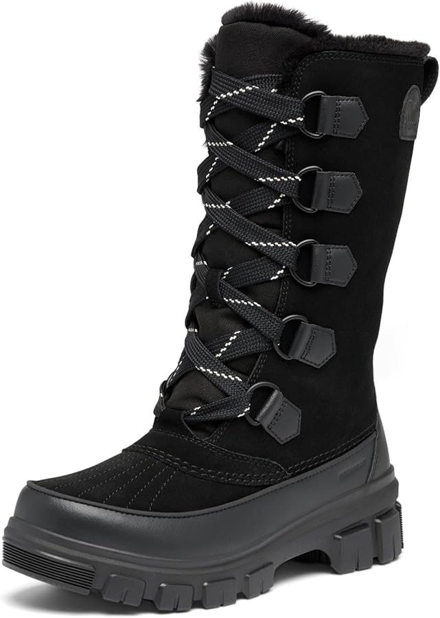 Amazon.com | SOREL Women's Tivoli V Tall Waterproof Boot - Black