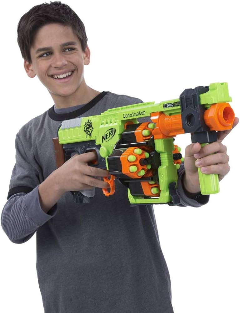 Amazon.co.jp: Nerf Zombie Strike Doominator Blaster ナーフ ゾンビ