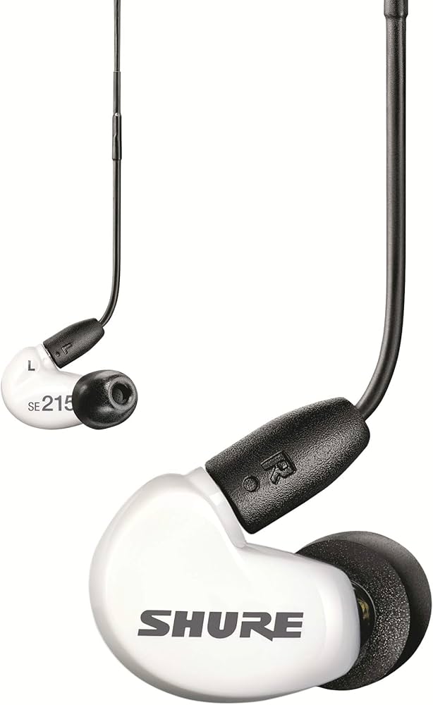 Amazon.com: Shure SE215 Wired Sound Isolating Earbuds, Clear Sound