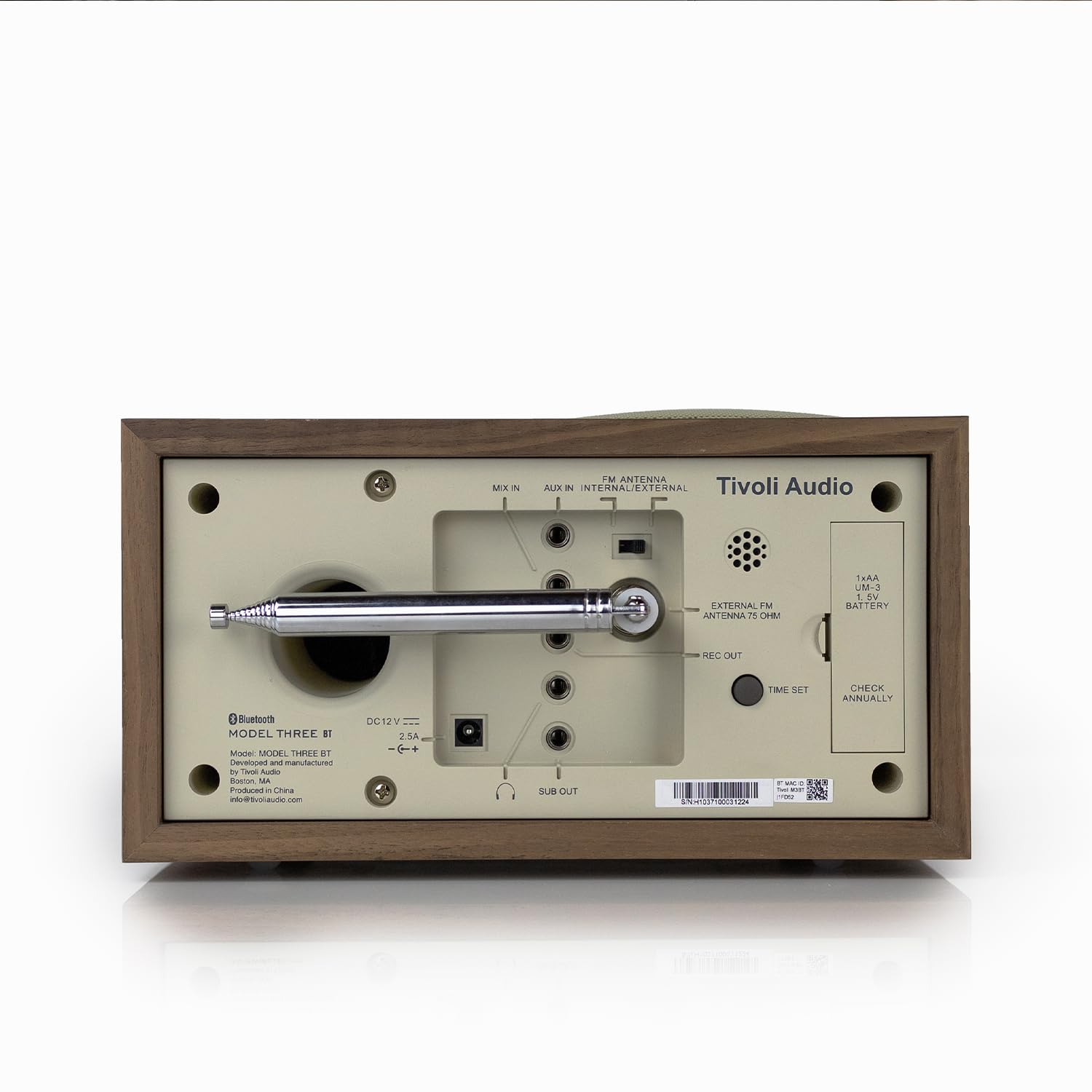 Amazon.com: Tivoli Audio Model Three Bluetooth Clock Radio with