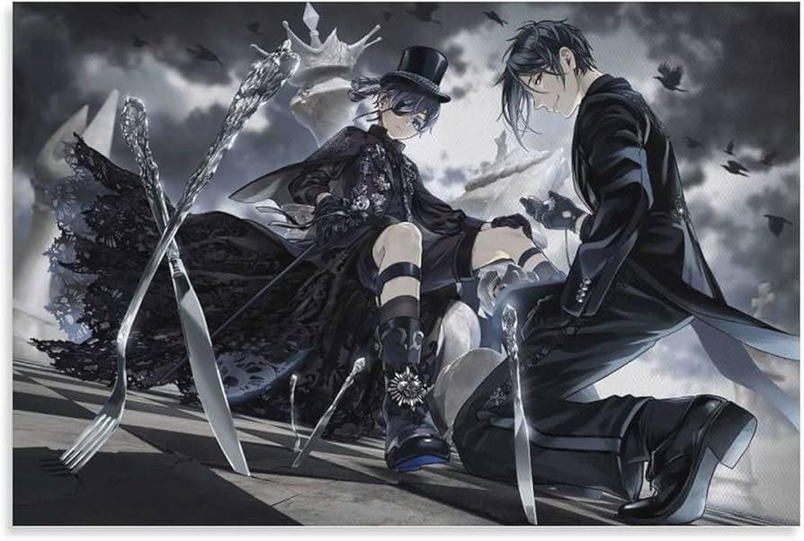 Amazon.co.jp: 黒執事 シエル·ファントムハイヴ セバスチャン ポスター