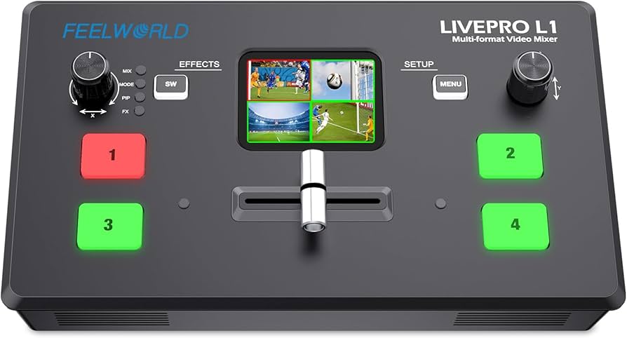 Amazon.com: FEELWORLD LIVEPRO L1 V1 Multi Camera Video Mixer