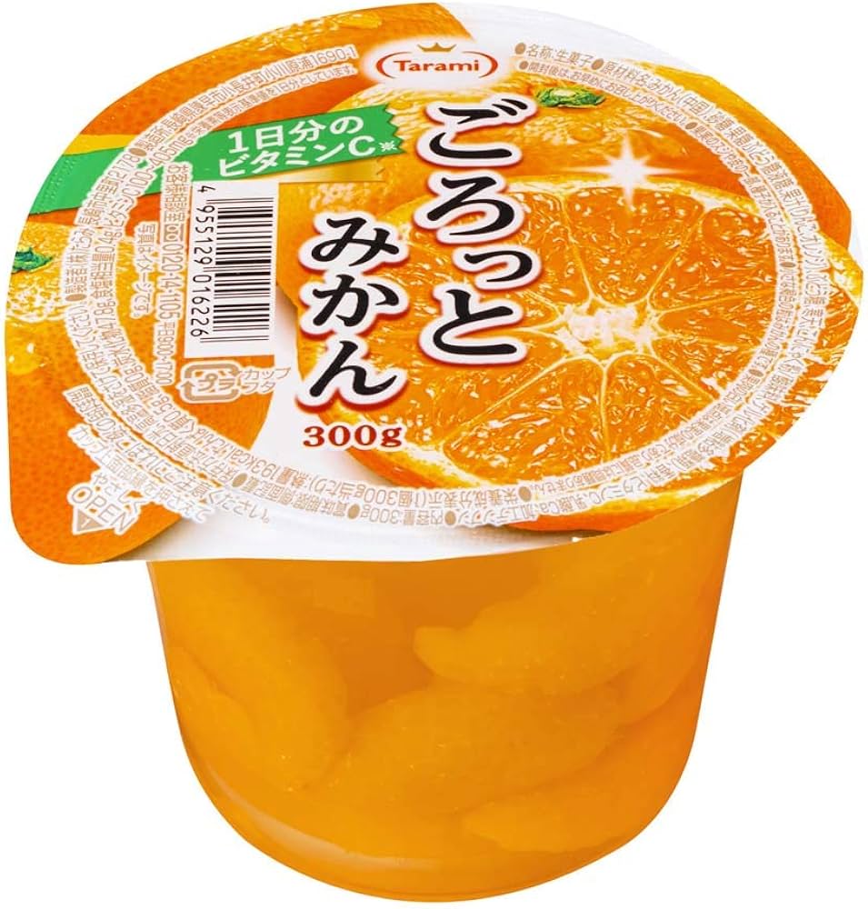 Amazon.co.jp: たらみ ごろっと みかん 300g × 6個 : 食品・飲料・お酒