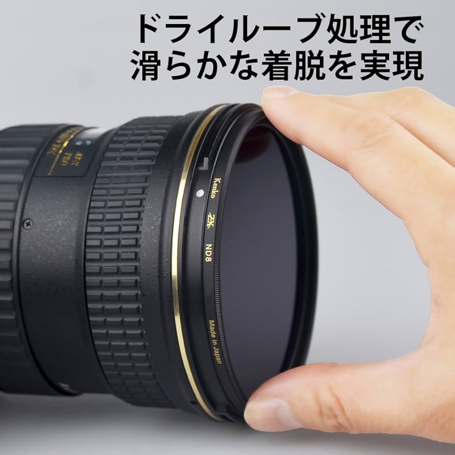 Amazon | Kenko NDフィルター ZX ND8 72mm 光量調節用 絞り3段分減光