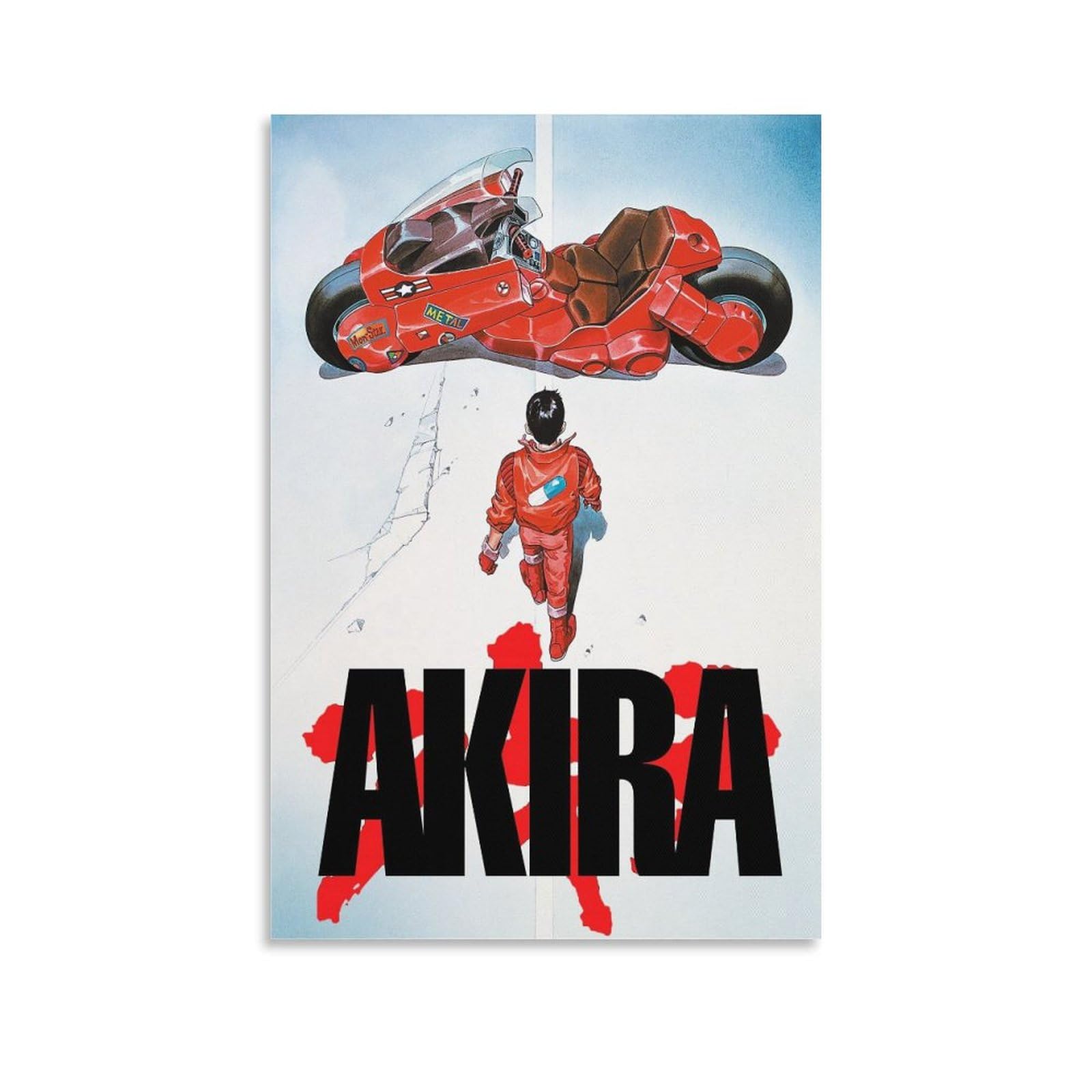 Amazon.co.jp: AKIRA（アキラ）日本の名作SFアニメ映画のポスター (1