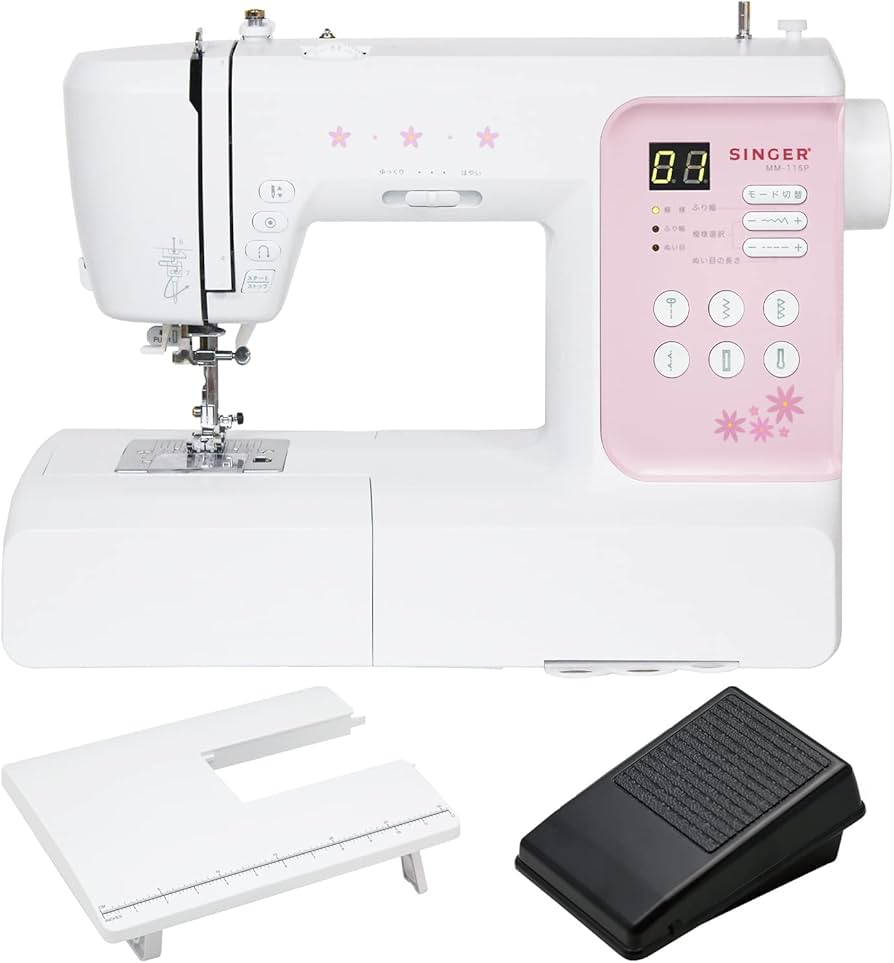 Amazon | SINGER シンガー コンピューターミシン ワイドテーブル付き