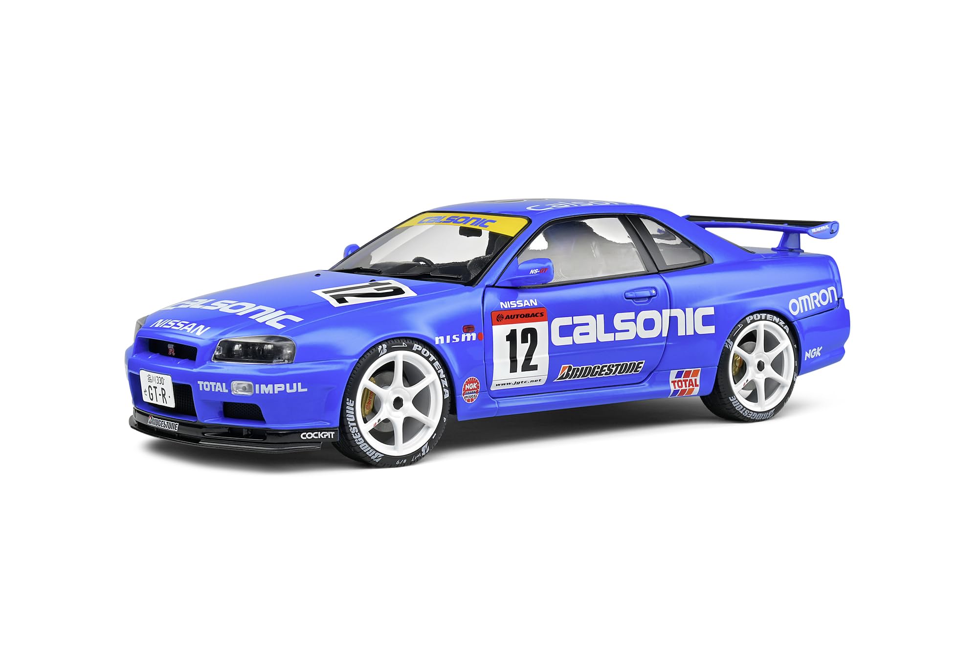Amazon.com: Motor city classics 1:18 Nissan Gt-R (R34