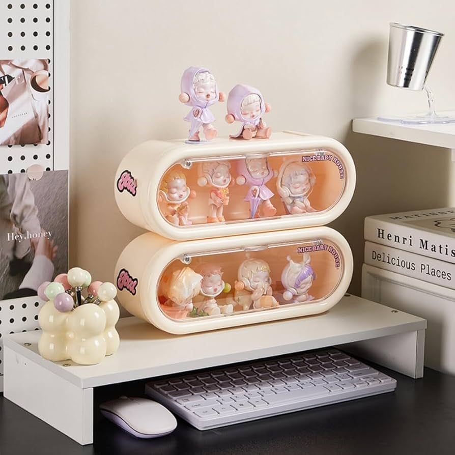 Amazon.co.jp: CESTATIVO フィギュア用クリアディスプレイケース 2個