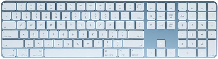 Apple  Magic Keyboard with Touch ID ブルー Amazon.com: Apple