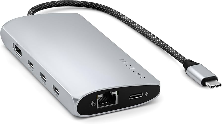 Amazon | SATECHI 8 in 1 USB-C ハブ マルチポートアダプター V3 – 8K