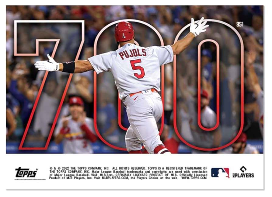 Amazon.com: 2022 Topps Now Albert Pujols #951-4th Player in MLB