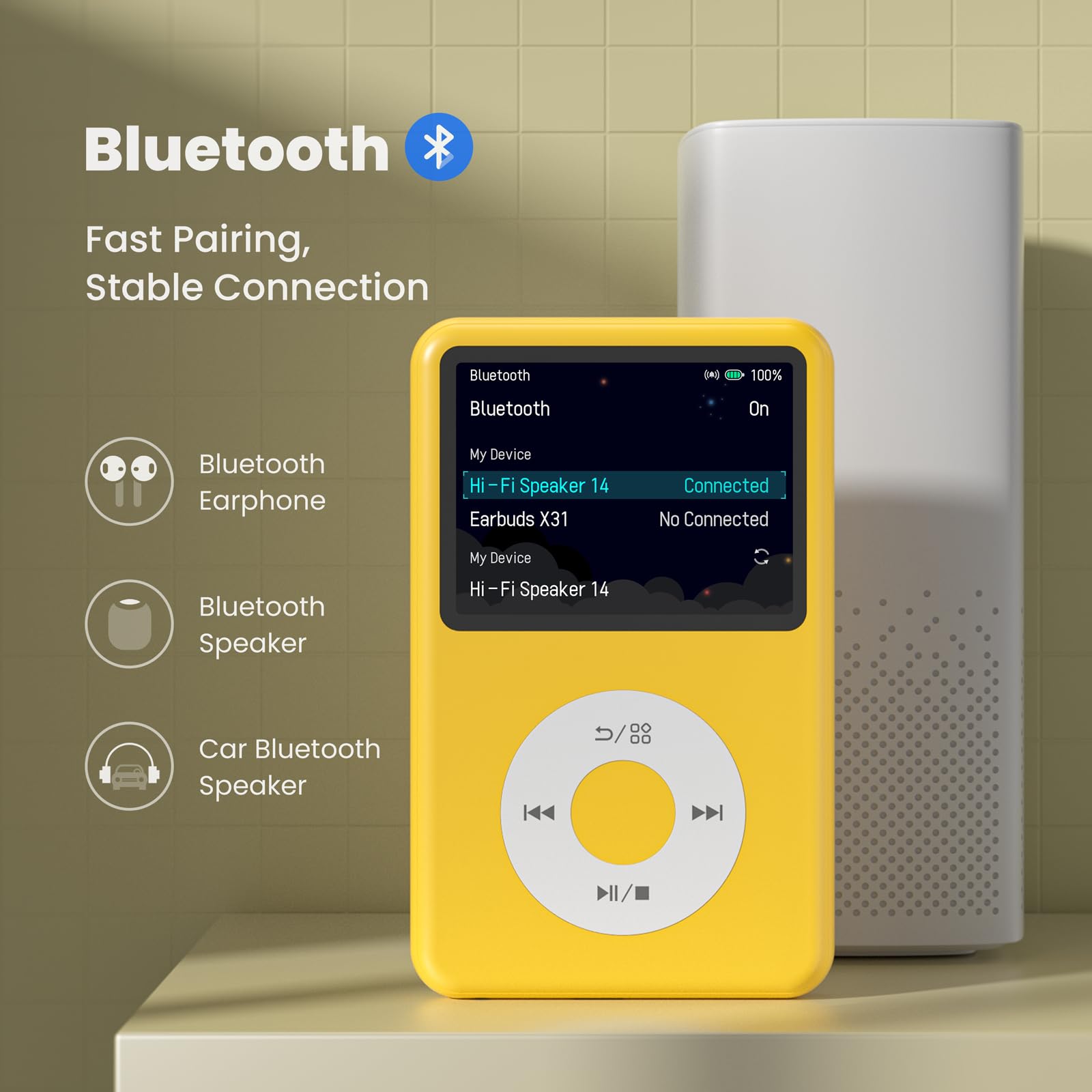 Amazon.co.jp: Innioasis Y1 MP3プレーヤー Bluetooth HiFi ミニ