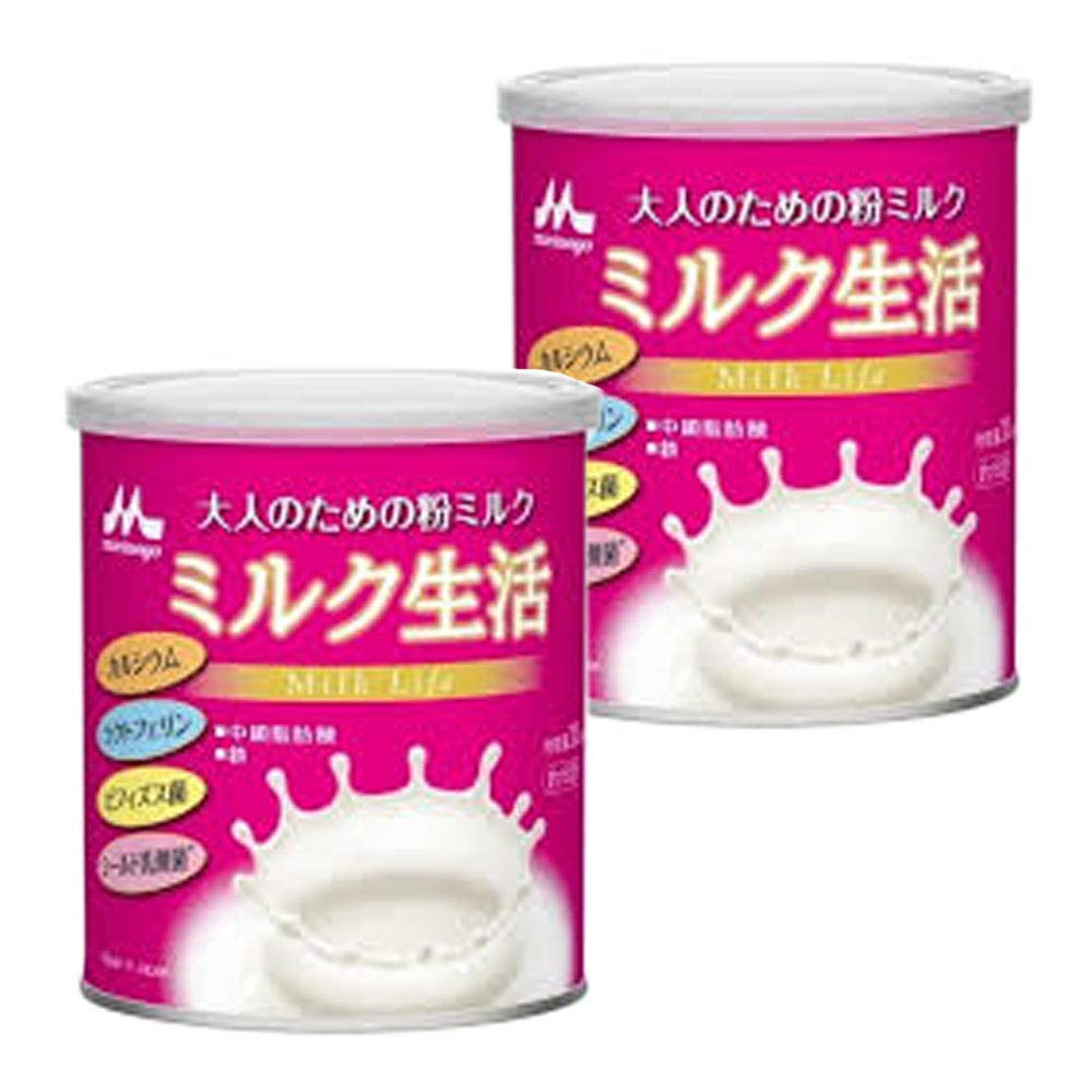 Amazon.co.jp: 森永乳業 大人のための粉ミルク ミルク生活 300g × 2缶