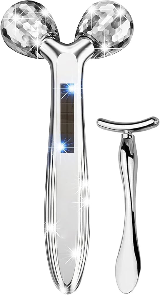 Amazon | 美顔ローラー Y字型美容ローラー マッサージローラー