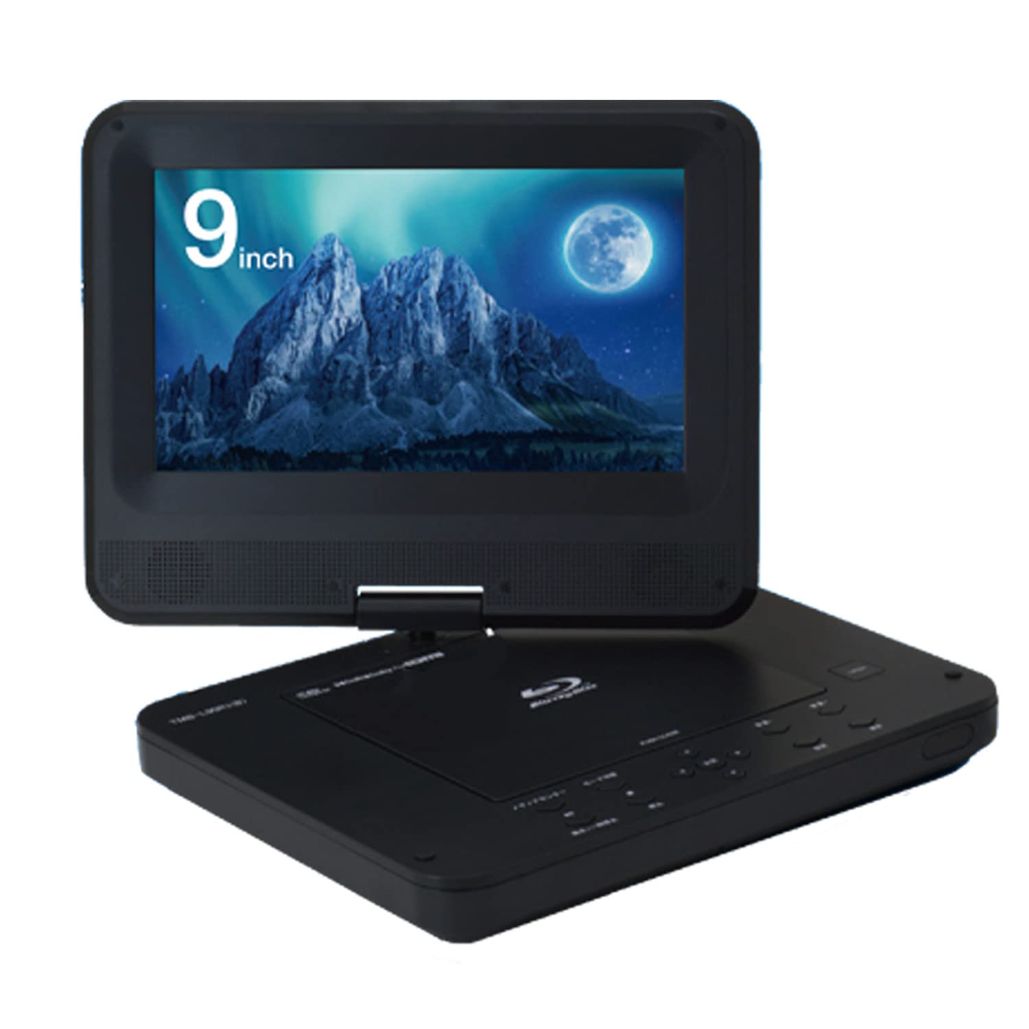 Amazon | [山善] ポータブルブルーレイプレーヤー 9インチ CPRM対応 3