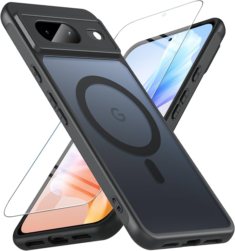 Amazon.co.jp: Google Pixel8 ケース 【ガラスフィルム付き・MagSafe