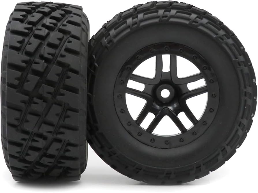 Amazon | RCショートコースSCトラックタイヤタイヤ4本&2.2/3.0ホイール