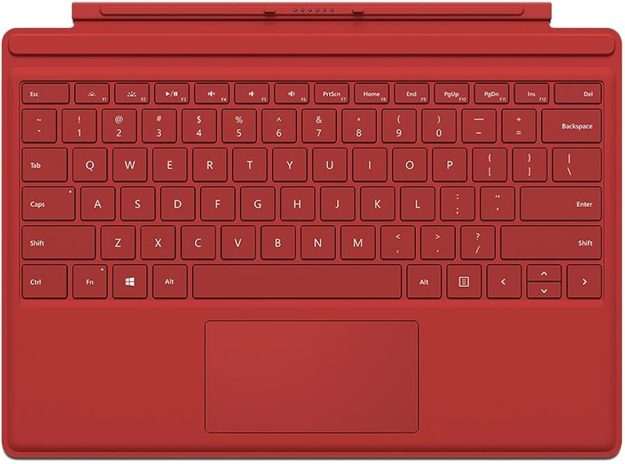 Amazon.com: Microsoft Type Cover for Surface Pro - Red : Electronics
