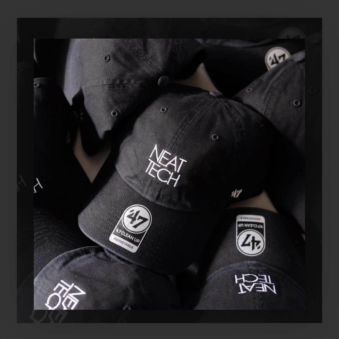 Amazon.co.jp: 別注品 NEAT TECH 47 Cap ブラック : 文房具・オフィス用品