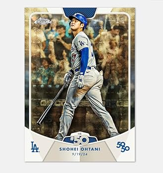 Amazon.co.jp: 2024 Topps 50/50 大谷翔平 10パック入りボックス (2024