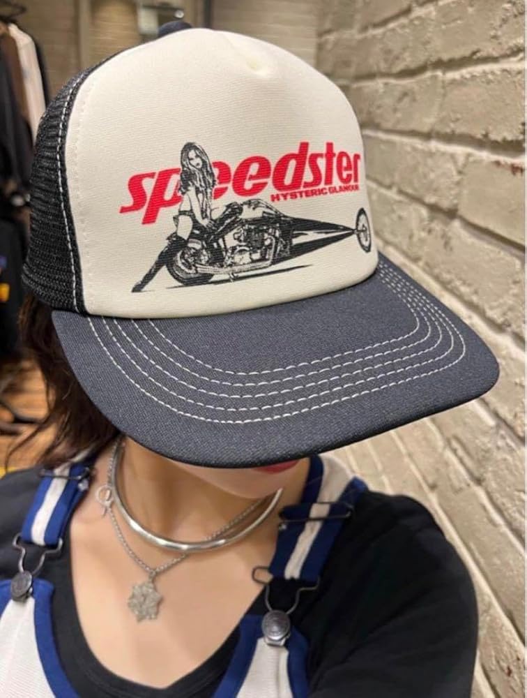 Amazon.co.jp: Hysteric Glamour SPEEDSTER Mesh Cap, Black