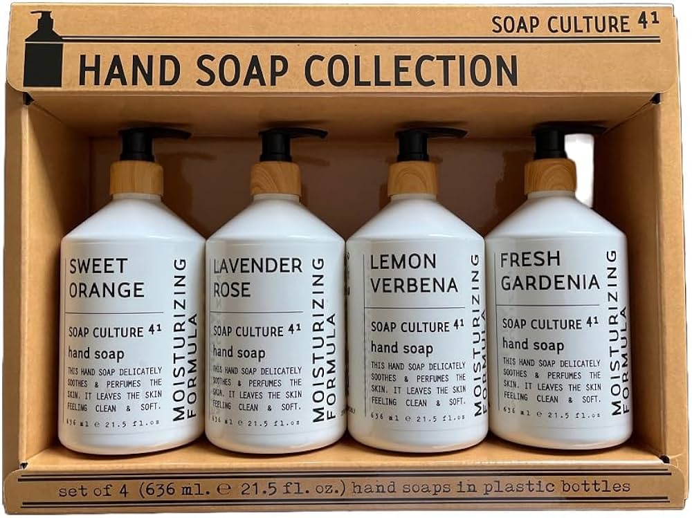 Amazon.com : Soap Culture41 - Hand Soap Collection. Gift set of 4