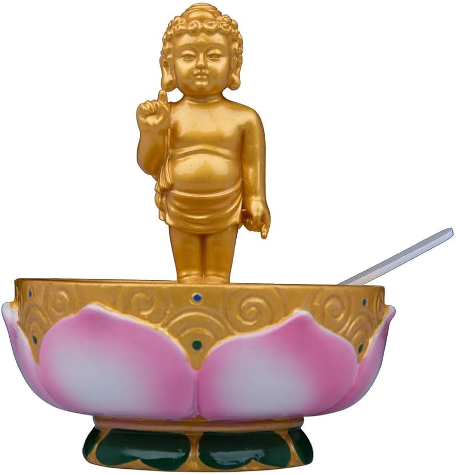 Amazon｜仏像 誕生仏 立像 釈迦誕生仏 花まつり 寺院用仏具 灌仏会