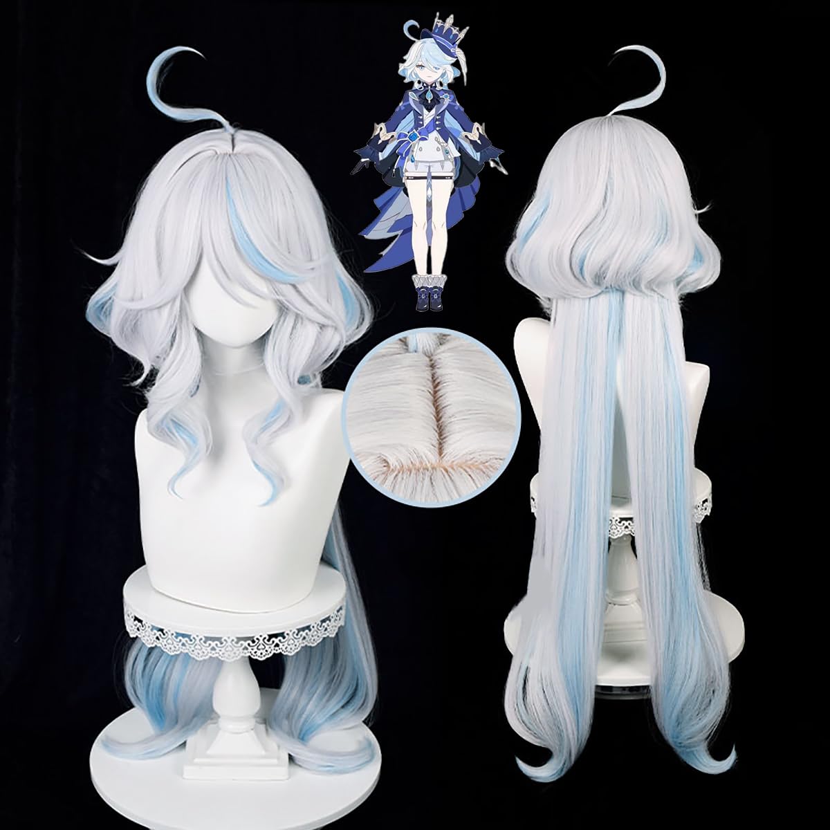 Amazon.co.jp: [YAYANA]原神projectフリーナ Furina 水神 コスプレ