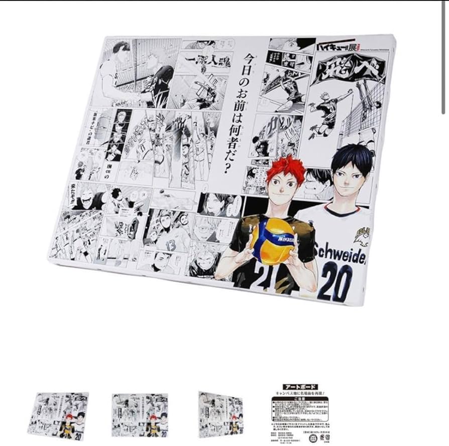 Amazon.co.jp: ハイキュー!! フルカラー BIGアートボード 挑戦者たち