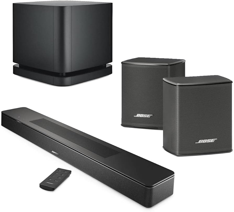 Amazon.com: Bose New Smart Dolby Atmos Soundbar, Black Bundle with
