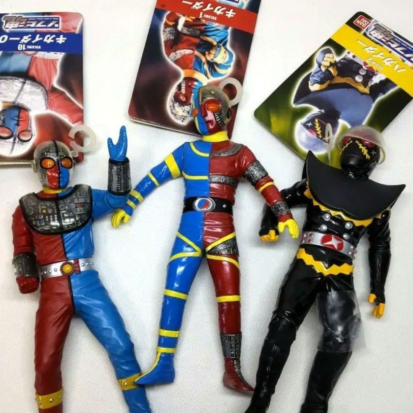 Amazon.co.jp: 〈〉ソフビ魂 キカイダー・ハカイダー・キカイダー01
