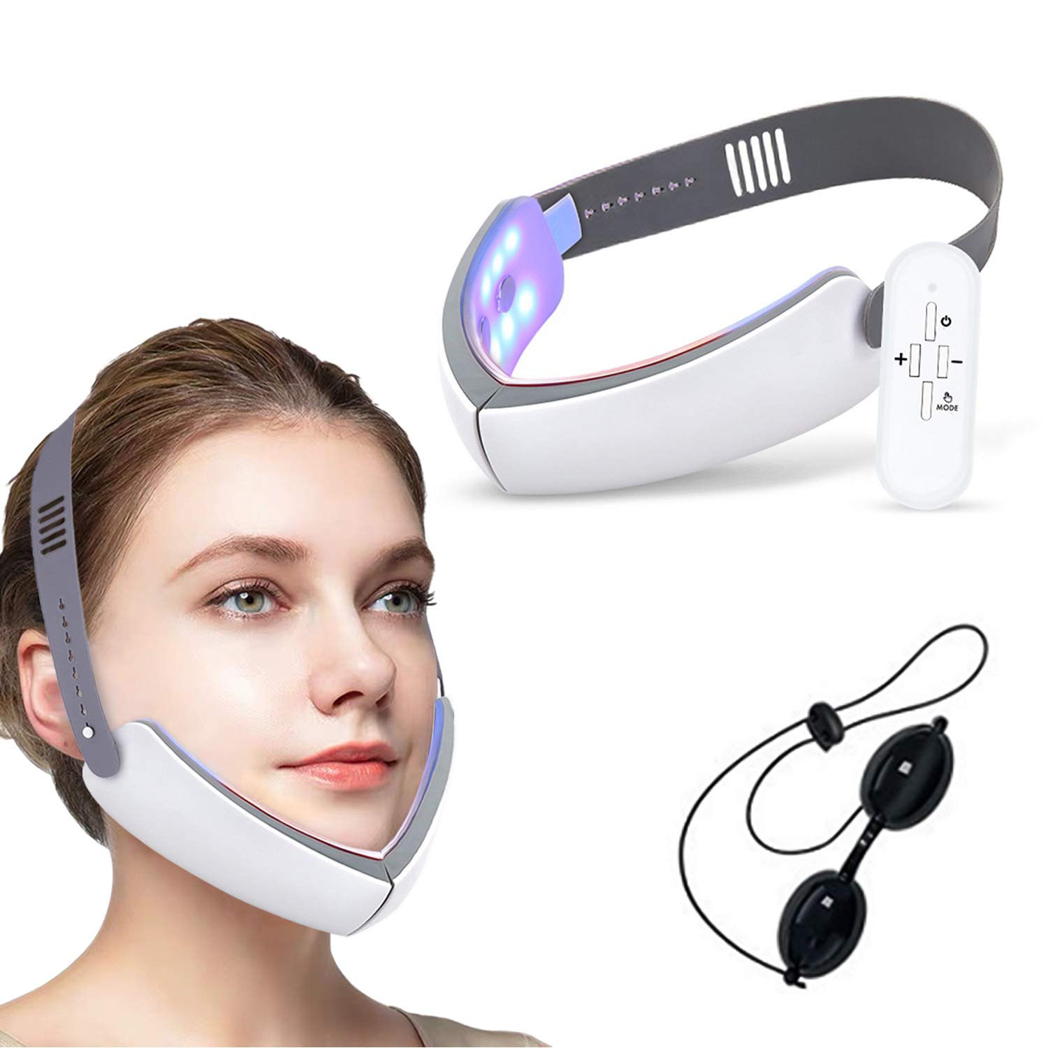 Amazon.co.jp: 美顔器 EMS美顔器 EMS LED光エステ 光エステ フェイス