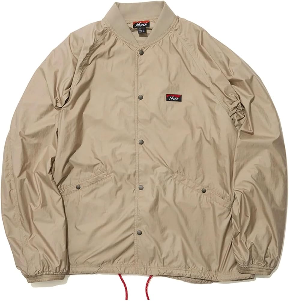 Amazon | Nanga(ナンガ) RIB COLLAR COACH JACKET (リブカラーコーチ