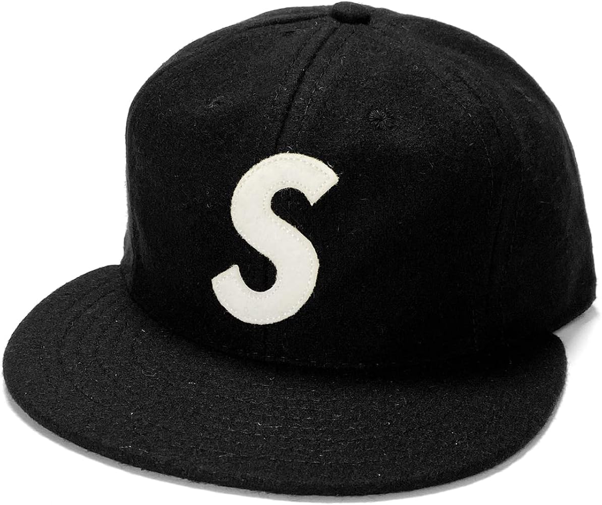 Amazon.co.jp: Supreme Men's Ebbbets S Logo Cap Black Ebbets S Logo