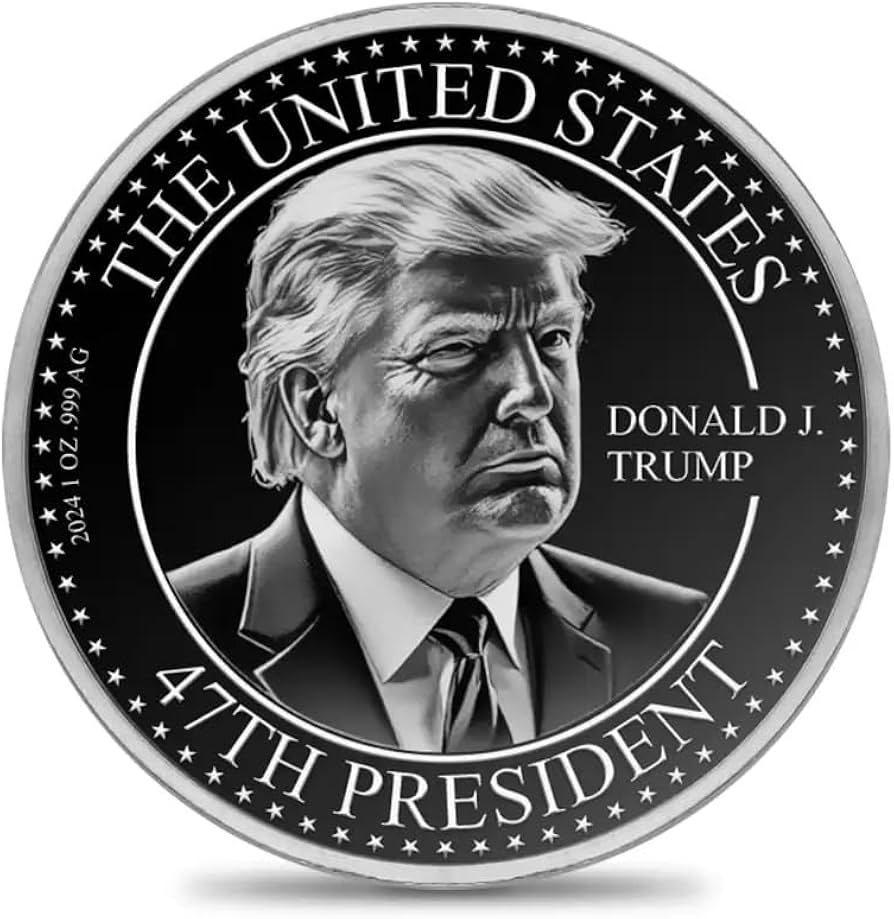 トランプ大統領 シルバー 第二期再選 純銀 1オンス トランプ大統領