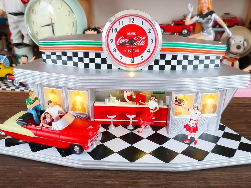 マクドナルド ミニチュア ジオラマ ライト アメリカンダイナー 1996年