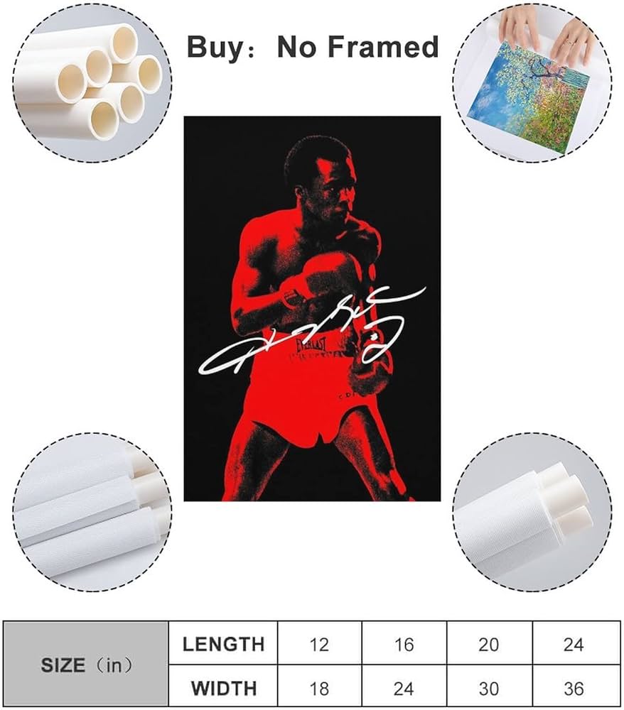 Amazon.co.jp: ボクシング シュガー レイ レナード サイン ポスター