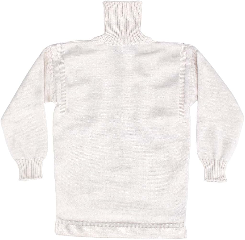 Amazon | GUERNSEY WOOLLENS TRADITIONAL GUERNSEYSWEATER TURTLE NECK