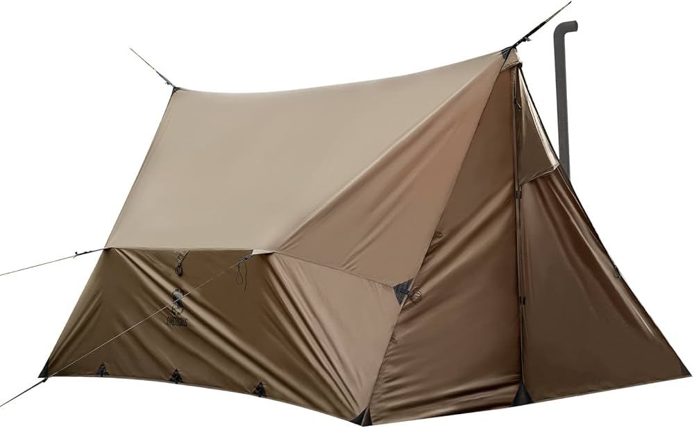 Amazon | OneTigris ROCDOMUSハンモックオーニング＆ホットテント 2.0